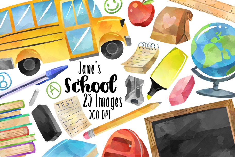 School ClipArt by Digital Artsi