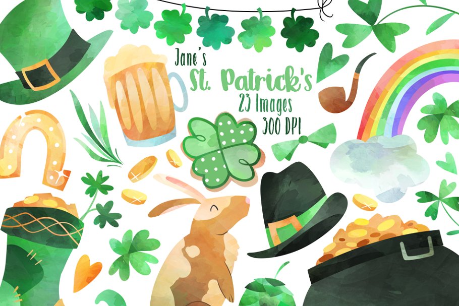 St. Patrick’s Day ClipArt by DigitalArtsi