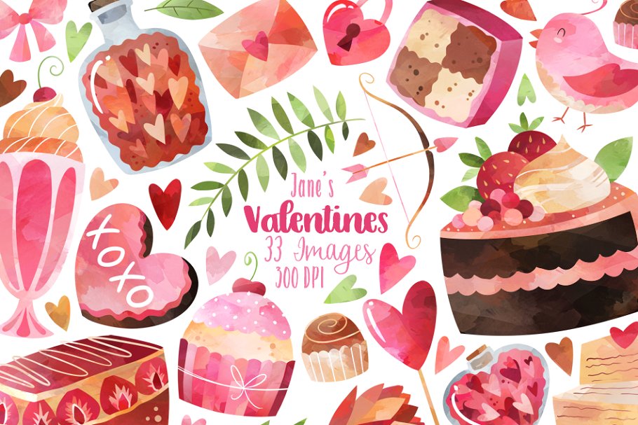 Valentine’s ClipArt by Digital Artsi