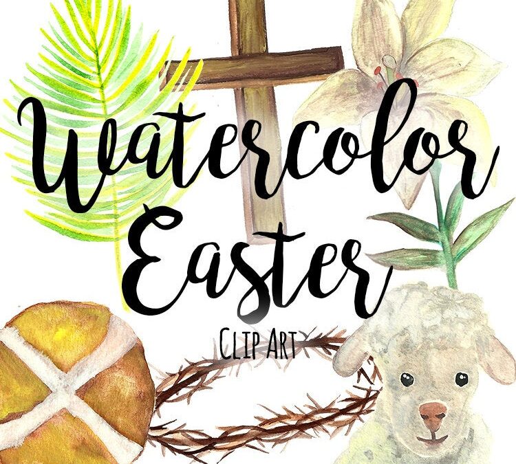 Watercolor Easter ClipArt by AffordableClipArt