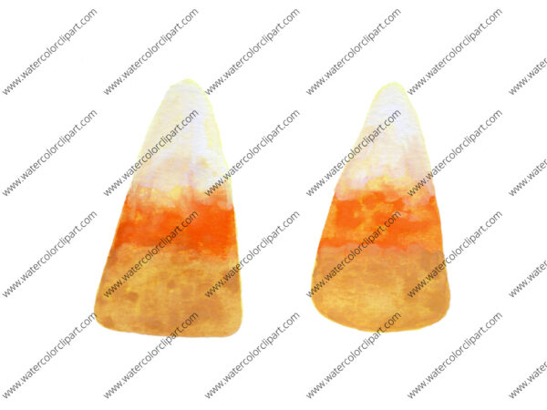 watercolor candy corn