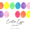 easter eggs clip art