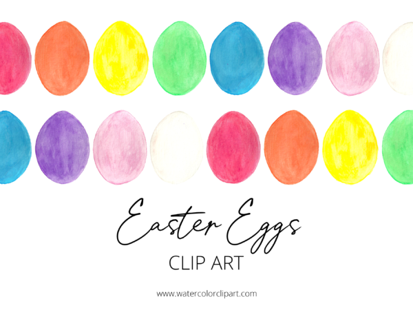 easter eggs clip art