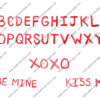 Valentine's Day candy conversation hearts