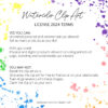 watercolor clip art license 2024
